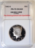 1982-S KENNEDY HALF DOLLAR, TDCS