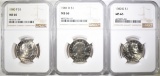 1980-P&D, 81-D S.B.A. DOLLARS, NGC MS-66