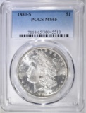 1880-S MORGAN DOLLAR  PCGS MS-65