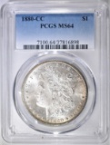 1880-CC MORGAN DOLLAR  PCGS MS-64