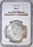 1902-O MORGAN DOLLAR, NGC MS-64