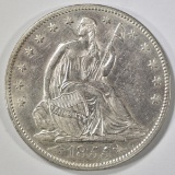 1855 ARROWS SEATED LIBERTY HALF DOLLAR BU