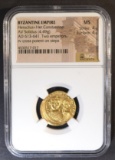 AD 613-641 BYZANTINE EMPIRE GOLD NGC MS