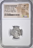 93-69 BC SINATRUCES NGC MS