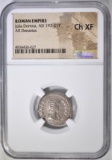 AD 193-217 JULIA DOMNA  AR DENARIUS NGC CH XF