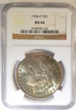 1904-O MORGAN DOLLAR  NGC MS-64