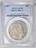 1827 BUST HALF DOLLAR PCGS AU-55