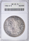 1904-O MORGAN DOLLAR  ANACS MS-65 PL