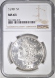 1879 MORGAN DOLLAR NGC MS-63