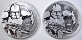 2-2019 NIUE 1oz SILVER CLONE TROOPER COINS