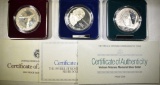 MODERN PROOF COMMEM SILVER DOLLAR LOT: