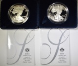 2-2004 PROOF AMERICAN SILVER EAGLES
