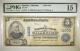 1902 $5 NATIONAL BANK OF OPELIKA, AL PMG 15 RUST