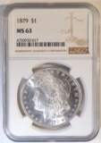 1879 MORGAN DOLLAR NGC MS-63