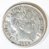 1906 BARBER DIME  CH BU