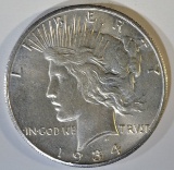 1934-S PEACE DOLLAR   CH/GEM BU