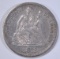 1872-S SEATED DIME  CH AU