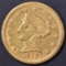 1865-S $2.5 GOLD LIBERTY  XF/AU