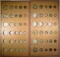 1955, 56, 57, 58 MINT SETS IN COLLECTOR BOARDS