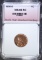 1930-D LINCOLN CENT, WHSG GEM BU RED