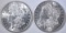 1881 & 1884 BU MORGAN DOLLARS