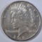 1921 PEACE DOLLAR, AU