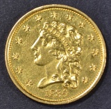 1834 $2.5 GOLD CLASSIC HEAD