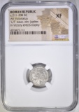 211-208 BC AR VICTORIATUS NGC XF