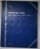 (32) CANADIAN SILVER DIMES 1888-1936