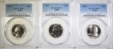 SMS QUARTER SET, ALL PCGS SP-67