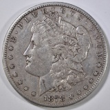 1878-CC MORGAN DOLLAR, XF+