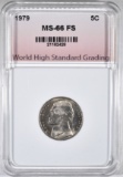 1979 JEFFERSON NICKEL, WHSG SUPERB GEM BU