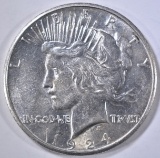 1924-S PEACE DOLLAR AU/BU