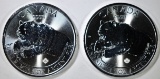 2-2019 CANADA ROARING GRIZZLY SILVER COINS