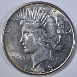 1923-D PEACE DOLLAR, AU/BU