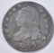 1824/2 BUST DIME, FINE  CLEANED