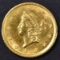 1851-O $1 GOLD LIBERTY  BU