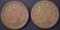 1848 & 49 LARGE CENTS XF