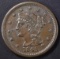 1845 LARGE CENT AU/BU