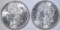 1881 & 84 BU MORGAN DOLLARS