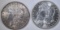 1886 & 96 CH BU MORGAN DOLLARS