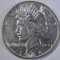 1934-D PEACE DOLLAR, AU/BU