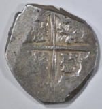 17TH CENTURY SPANISH SILVER COLONIAL 8 REALES