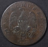 1788 MASSACHUSETTS CENT  VF