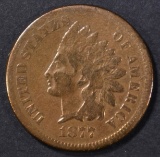 1877 INDIAN CENT  VG-F