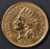 1909-S INDIAN CENT  CH UNC