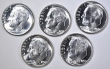 5-BU 1950 ROOSEVELT DIMES