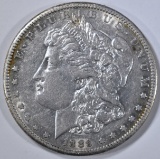 1889-S MORGAN DOLLAR, XF/AU