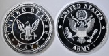 ARMY & NAVY ONE OUNCE .999 SILVER ROUNDS