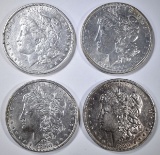 1889 & 3-90 MORGAN DOLLARS, AU+